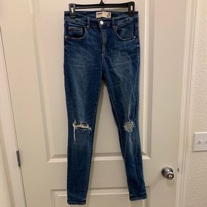 Garage medium wash Skinny Jeans